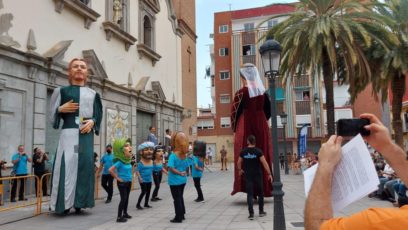 Tir d’eixida a la 1a Mostra de Nanos i Gegants valencians “Xicotets i Grans” a València