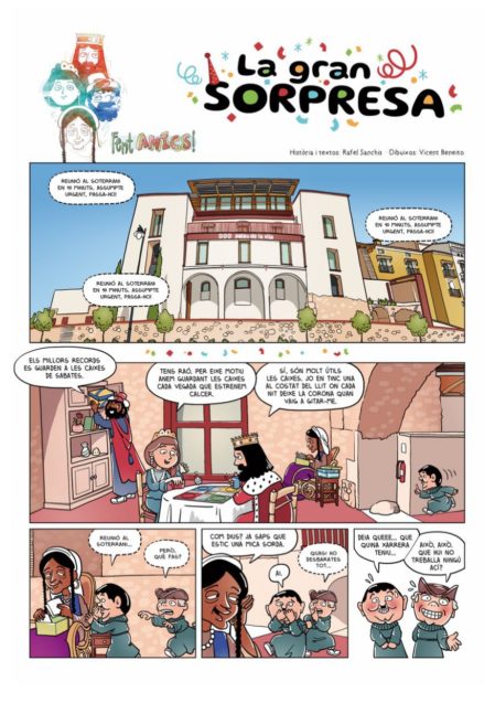 L’Associació de Gegants i Cabets d’Ontinyent trau a la llum el 4t còmic de la sèrie “Fent Amics”